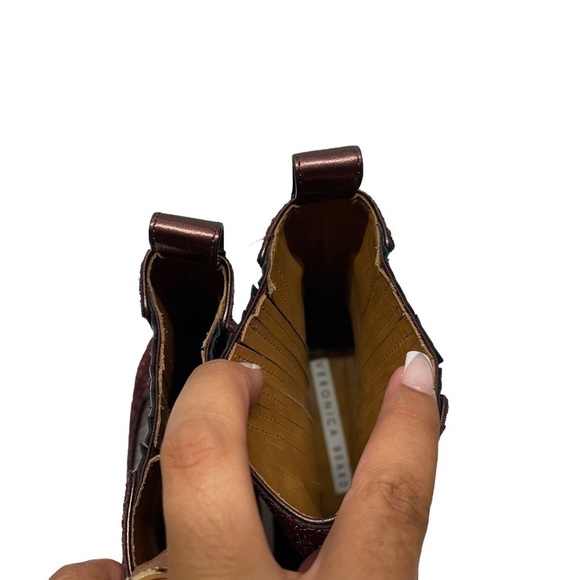 Veronica Beard Bennett Crushed Glitter Booties - Picture 4 of 9